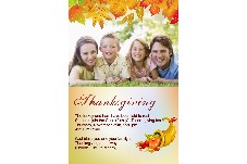 All Templates photo templates Thanksgiving Invitation-3